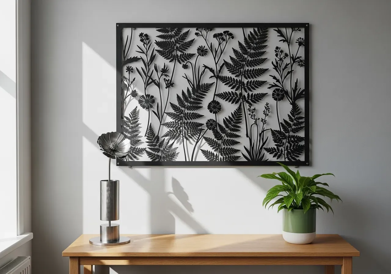 Blåklint ekollon hyacint i metall